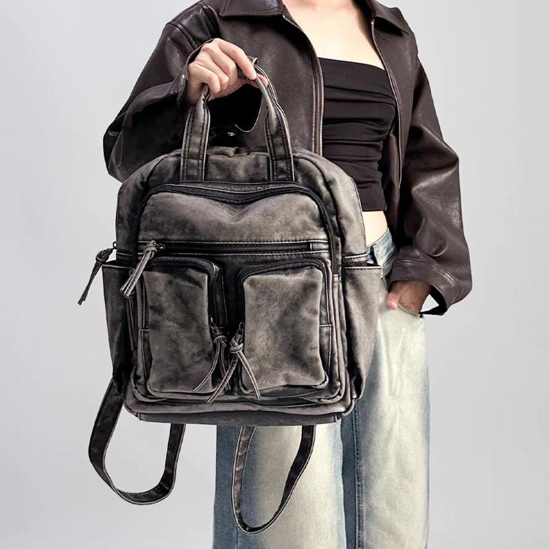 Luxury Bags Vintage - حقائب ظهر فاخرة من جلد البولي