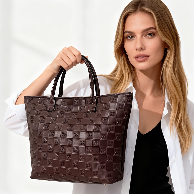Luxury Bags Vintage - حقيبة يد نسائية فاخرة بنمط مبطن