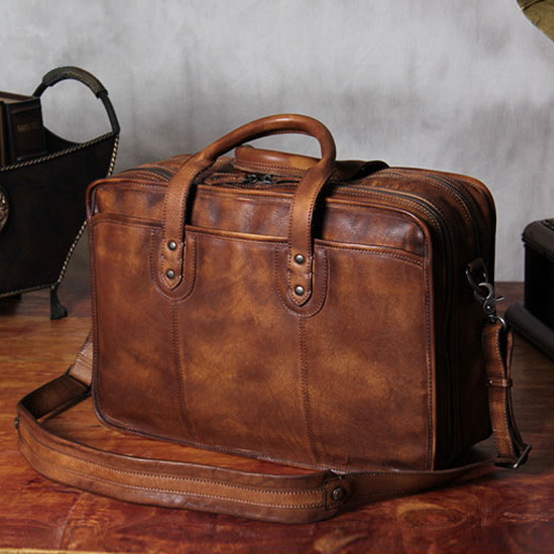 Luxury Bags That Fit Laptop - حقيبة يد رجالية فاخرة من الجلد