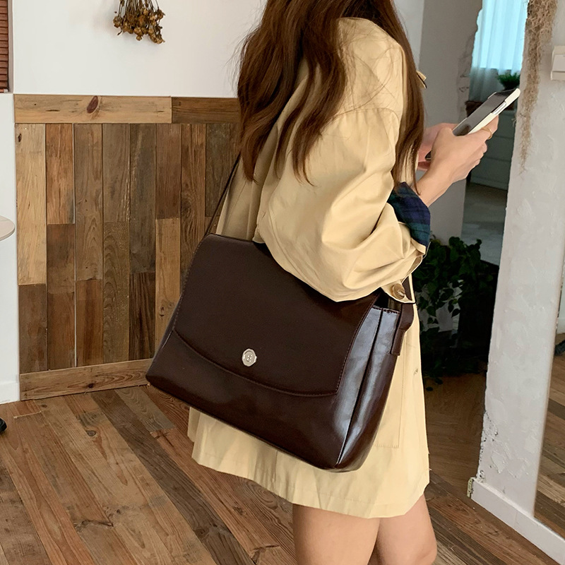 Luxury Bags Vintage - CGCBAG-حقيبة جلد صناعي عتيقة للنساء ،