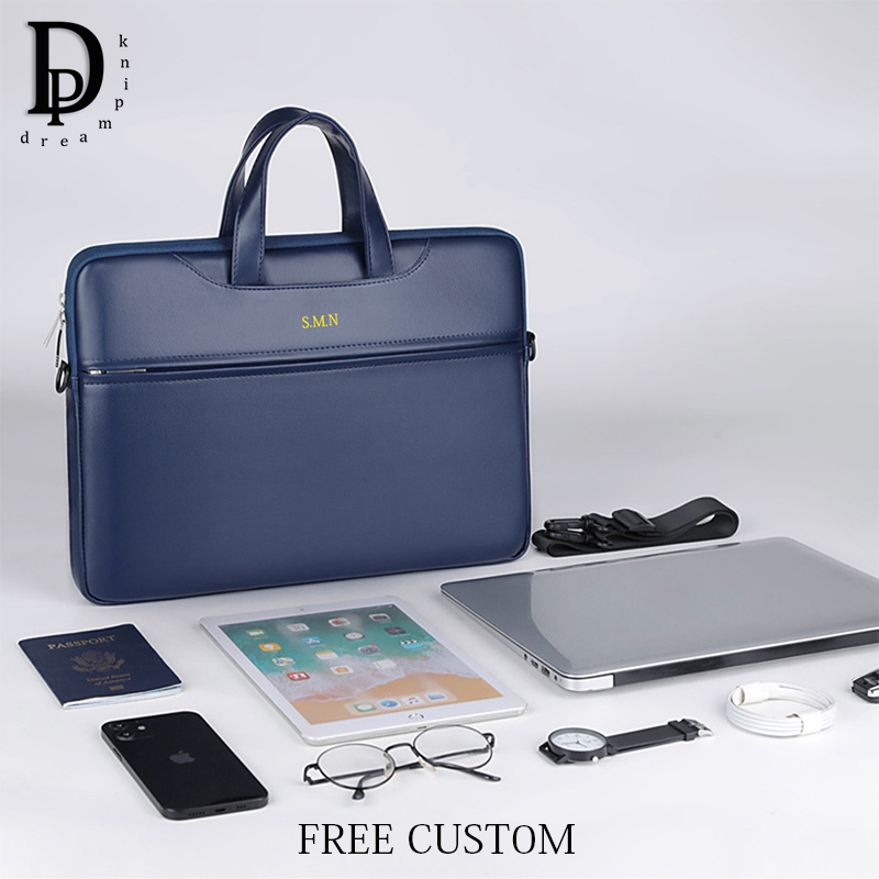 Luxury Bags That Fit Laptop - حقيبة أعمال من الجلد الصناعي للرجال