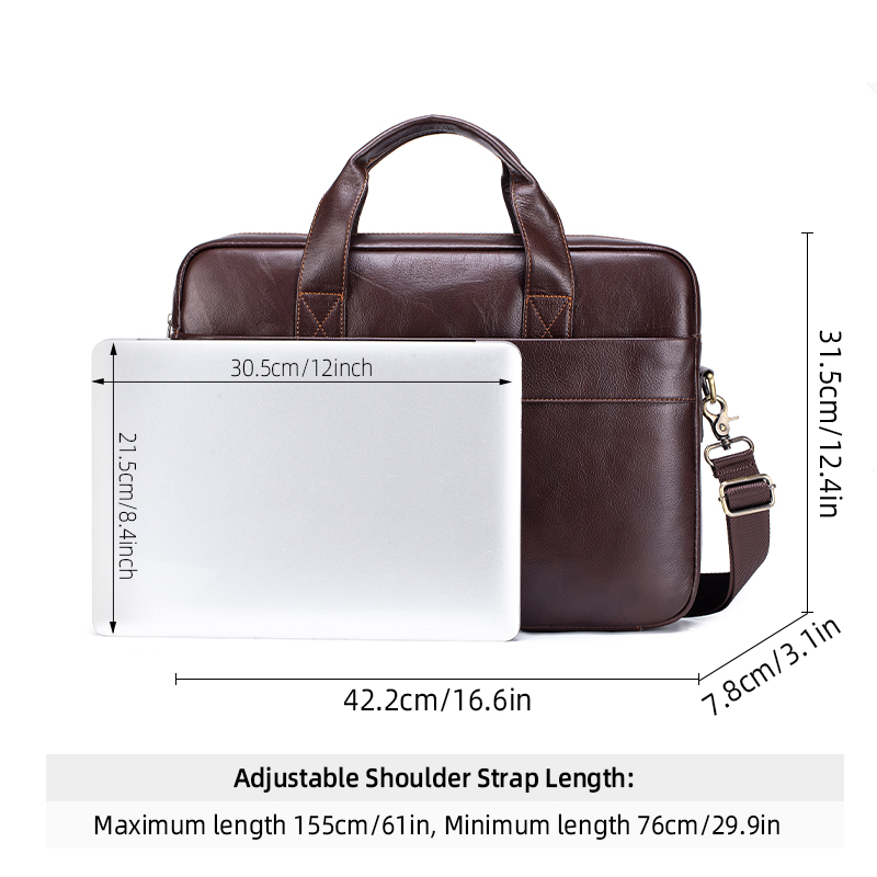 حقيبة رجالية من الجلد الأصلي،  - مراجعة Luxury Bags That Fit Laptop وسعره