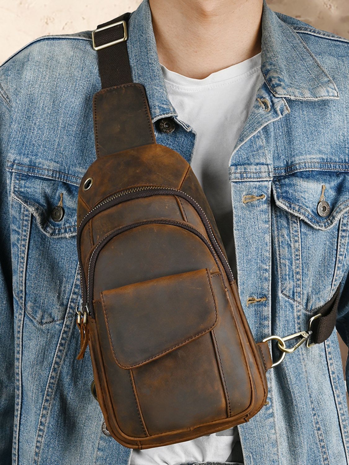 حقيبة صدر رجالية فاخرة متعددة  - مراجعة Luxury Bags With Zipper وسعره