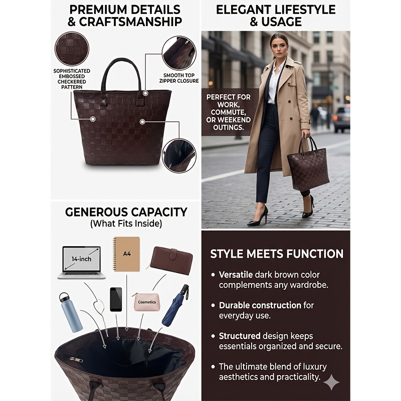 حقيبة يد نسائية فاخرة بنمط مبط - مراجعة Luxury Bags Vintage وسعره