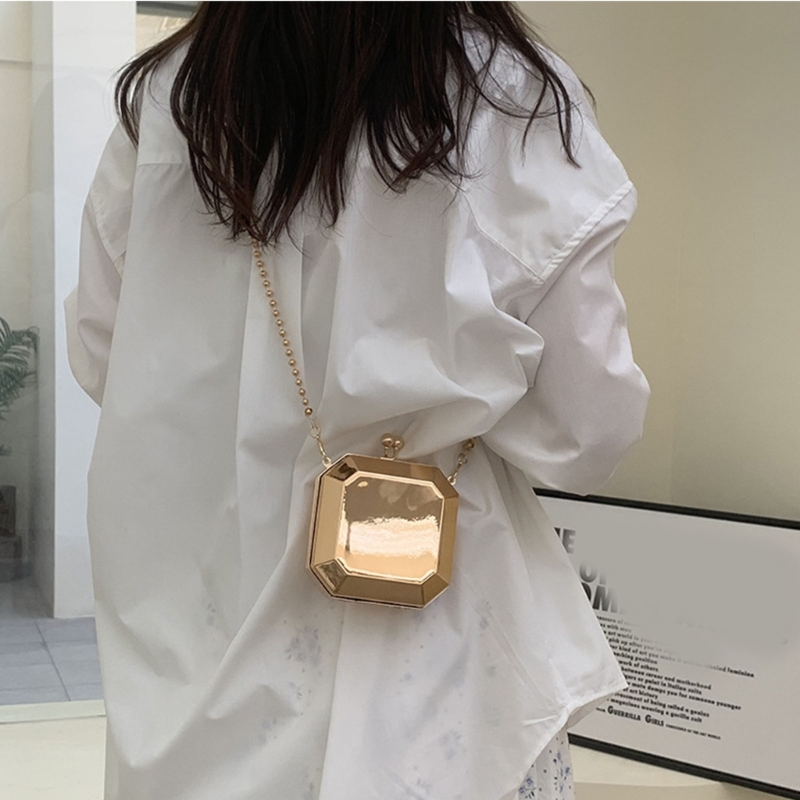 صغيرة فاخرة الذهب مساء حفلة مخ - مراجعة Luxury Bags With Zipper وسعره