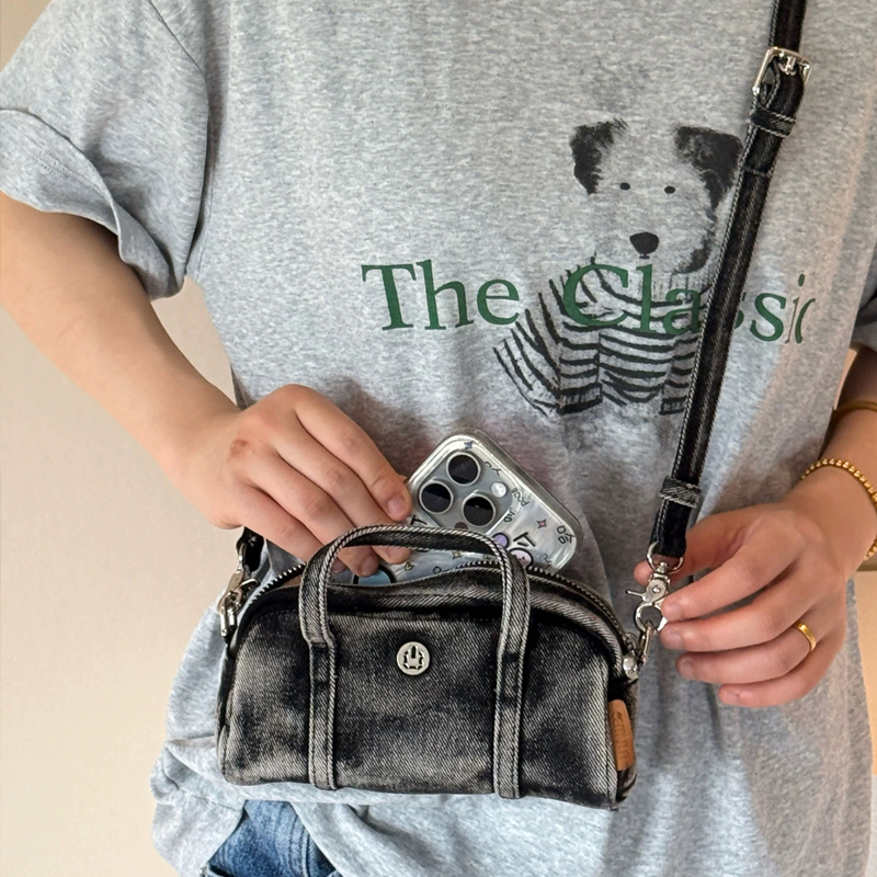 حقائب جينز كورية صغيرة كاجوال  - مراجعة Luxury Bags With Zipper وسعره