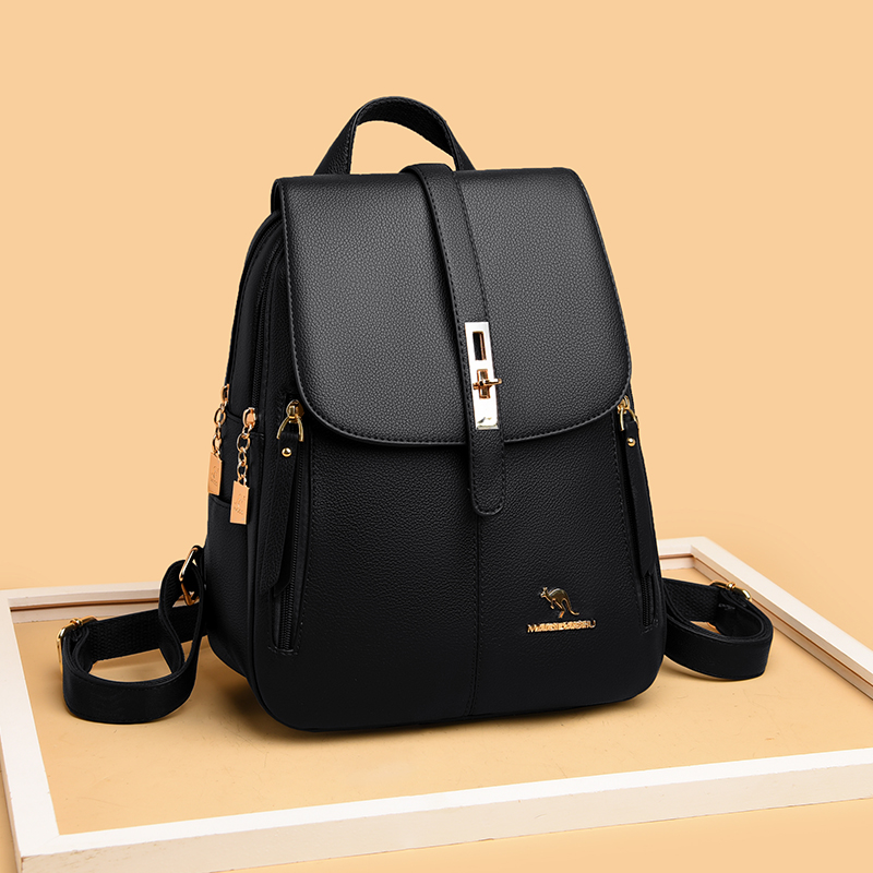 حقائب ظهر جلدية فاخرة للفتيات  - مراجعة Luxury Bags With Zipper وسعره