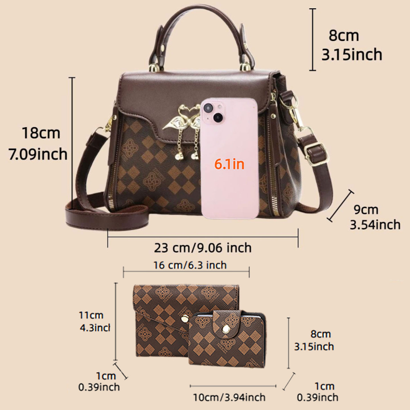 مجموعة حقائب نسائية من 3 قطع،  - مراجعة Luxury Bags & Leather Repair Of Atlanta Reviews وسعره