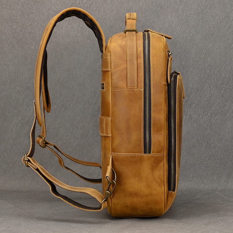 حقيبة ظهر جلدية عصرية للرجال ح - مراجعة Luxury Bags That Fit Laptop وسعره
