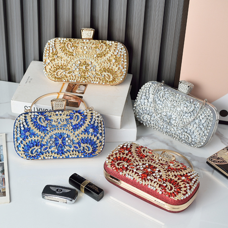 المرأة مخلب حفلة فاخرة الأزرق  - مراجعة Luxury Bags Blue وسعره