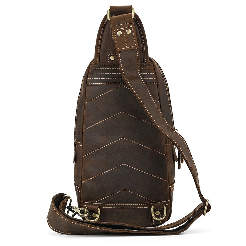 حقيبة صدر للرجال من الجلد الطب - مراجعة Luxury Bags With Zipper وسعره