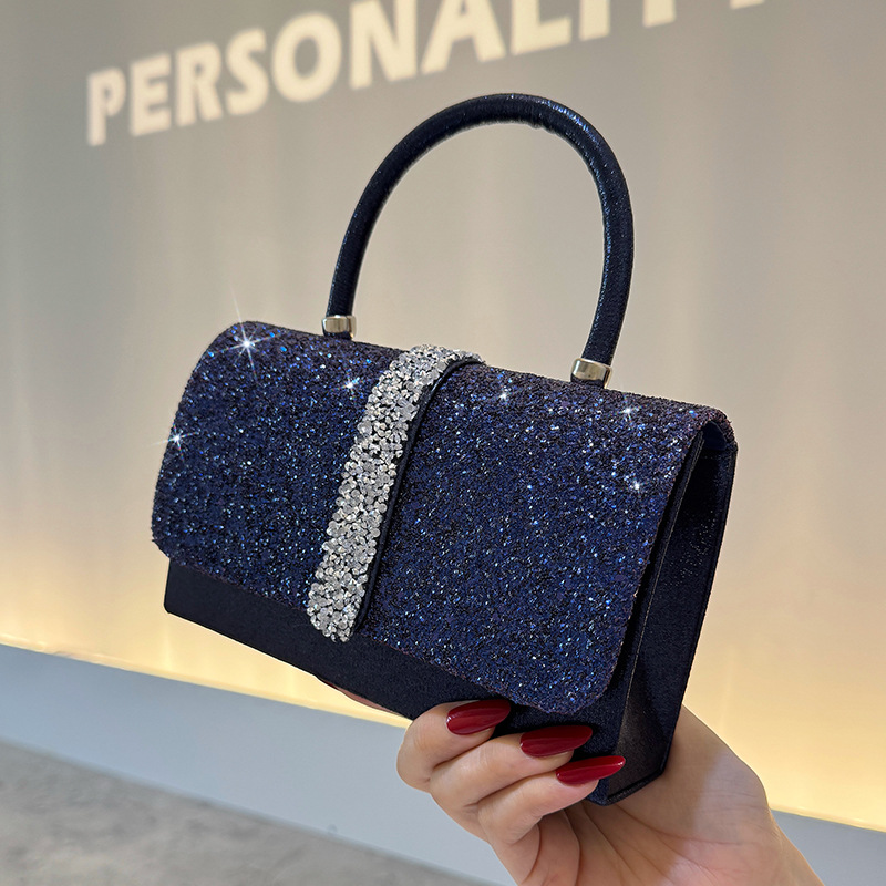 حقيبة سهرة لامعة فاخرة، حقيبة  - مراجعة Luxury Bags Blue وسعره
